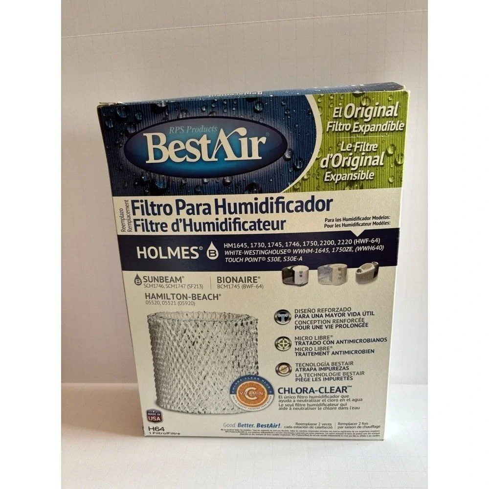 BestAir Humidifier‎ Wick Filter SunbeamBionaireHamilton Replacement USA 1 Filter